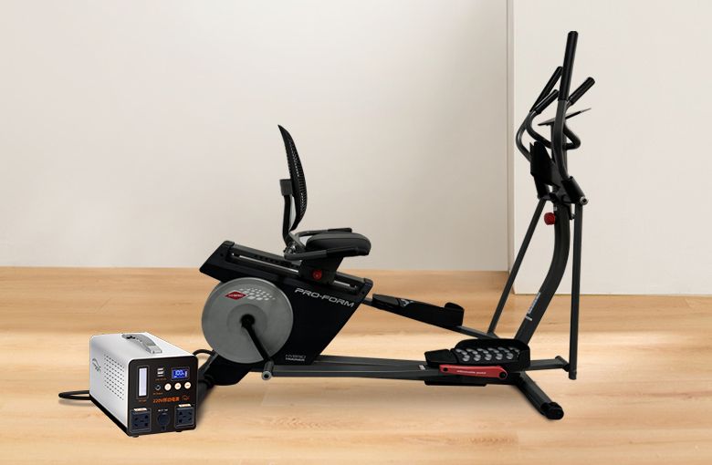 Elliptical & Horizontal Fitness Generator (2-in-1)